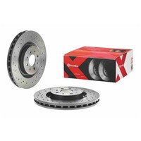 2X Brembo Bremsscheiben 305Mm Gelocht/Innenbel. Vorne Passend FÜR Alfa Romeo