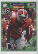 2021 Leaf Pro Set Metal Green Crystals 10/15 Tyson Campbell #97 i6j