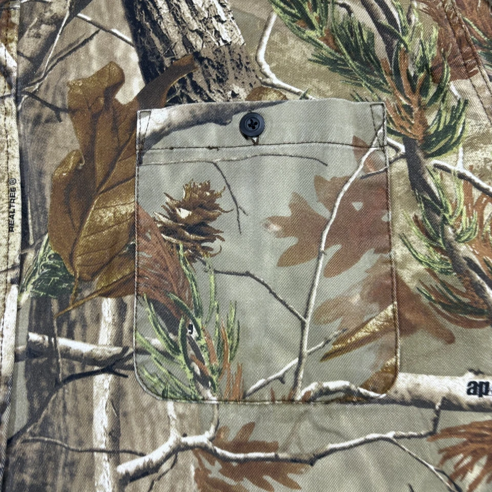 RedHead Mens 2XL Camo Button Up Hunting Shirt Long Sleeve Outdoor Realtree - Image 4 of 4