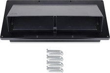 Exhaust Vent Cover - RV Range Hood Vent/RV Range Hood Cover/Sidew Color: Black