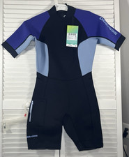 Sea-Doo Women's Exotic Shorty Wetsuit Size Small Black Purple New With Tags