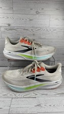 Brooks Ghost 17 Running Shoes Men's White/Pink Clay/Gecko Size 12D 247