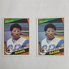 1984 Topps Football Eric Dickerson RC!  (HOF)  TWO pack 
