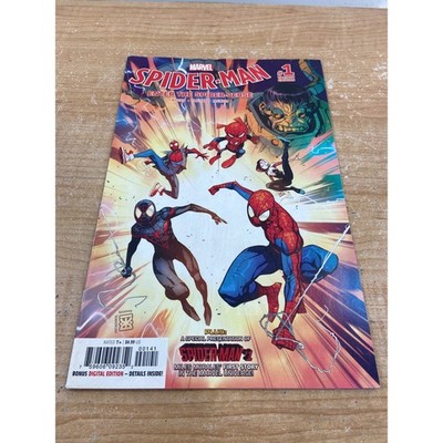 Marvel Spider-Man Enter the Spider-Verse 1 Variant Edition Miles Morales 2018