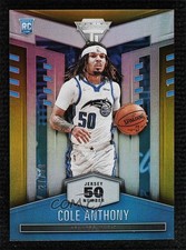 2020-21 Panini Chronicles Titanium Jersey Number 27/50 Cole Anthony #446 02ez