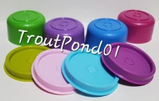 Tupperware Smidgets Tiny Treasure Mini Bowls Set of 4 Mismatched Multicolor