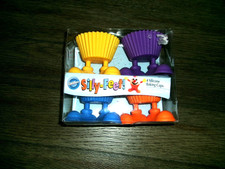 Wilton Silly Feet 4 Silicone Baking Cups , 4-Count