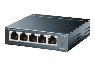 TP-Link TL-SG705 5-Port Gigabit Desktop Network Switch Plug and Play Metal