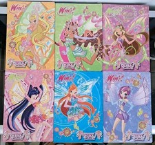 Winx club Enchantix 6 quaderno maxi Gruppo Preziosi 2007 Vintage Artset Rainbow 