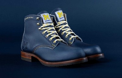 MEN'S WOLVERINE X UNIVERSITY OF MICHIGAN TEAM #144 COMMEMORATIVE 1000 MILE BOOT