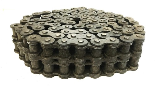 Unbranded Double Strand Roller Chain, 6 foot Length, 80-2 USED