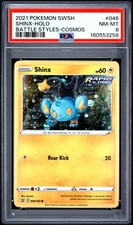 2021 Pokemon Battle Styles SHINX Cosmos Holo 046 PSA 8