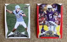 2023 Leaf Draft White DRAKE MAYE #34 and Red KAYSHON BOUTTE #23.  Patriots