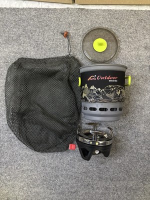 APG Outdoor Portable Lightweight Gas Stove System  Pot, Lid, Carry Case,burner 