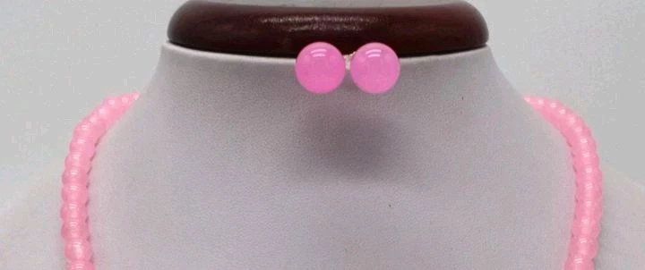 Orecchini a lobo vero quarzo rosa naturale 10 mm con GARANZIA argento 925 NUOVI - Immagine 3 di 4