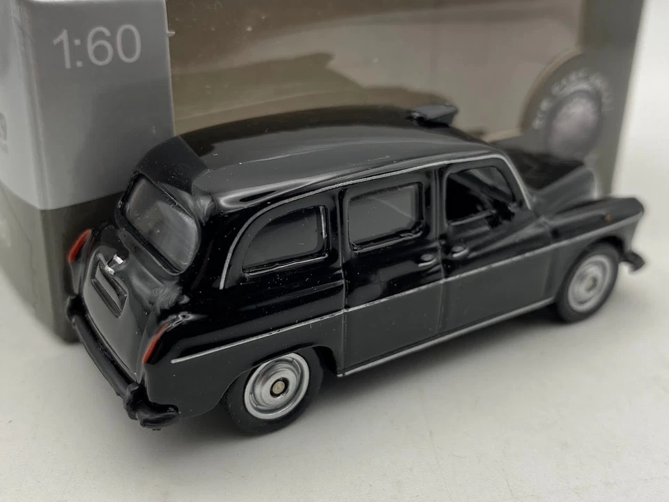 1:60 WELLY AUSTIN FX4 LONDON TAXI nero taxi diecast auto metallo - Immagine 2 di 4