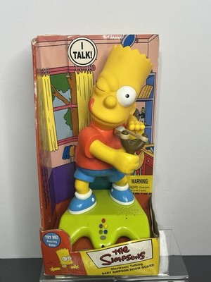 The Simpsons Electronic Talking Bart Simpson Room Guard Planet Toys 2001