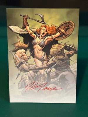 Red Sonja Dynamic Forces Limited Edition Autograph Card - JG Jones