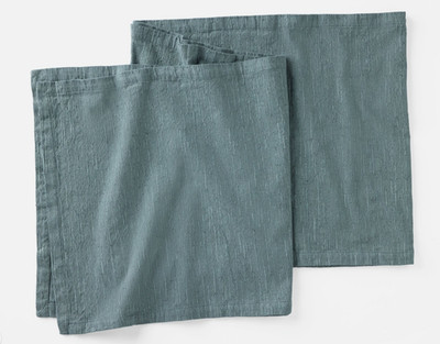 Coyuchi Toro Canyon Organic Runner in Marine - 18''x108''