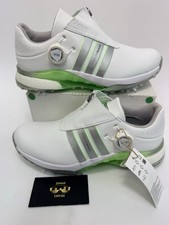 Zapatos de golf Adidas Tour360 24 BOA blancos plateados para mujer talla 7 IF0264
