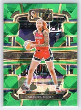 Shakira Austin - 2024 Select WNBA - Green Ice #17 - Washington Mystics