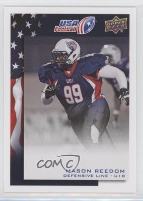 2014 Upper Deck USA Football Mason Reedom #77 h3a