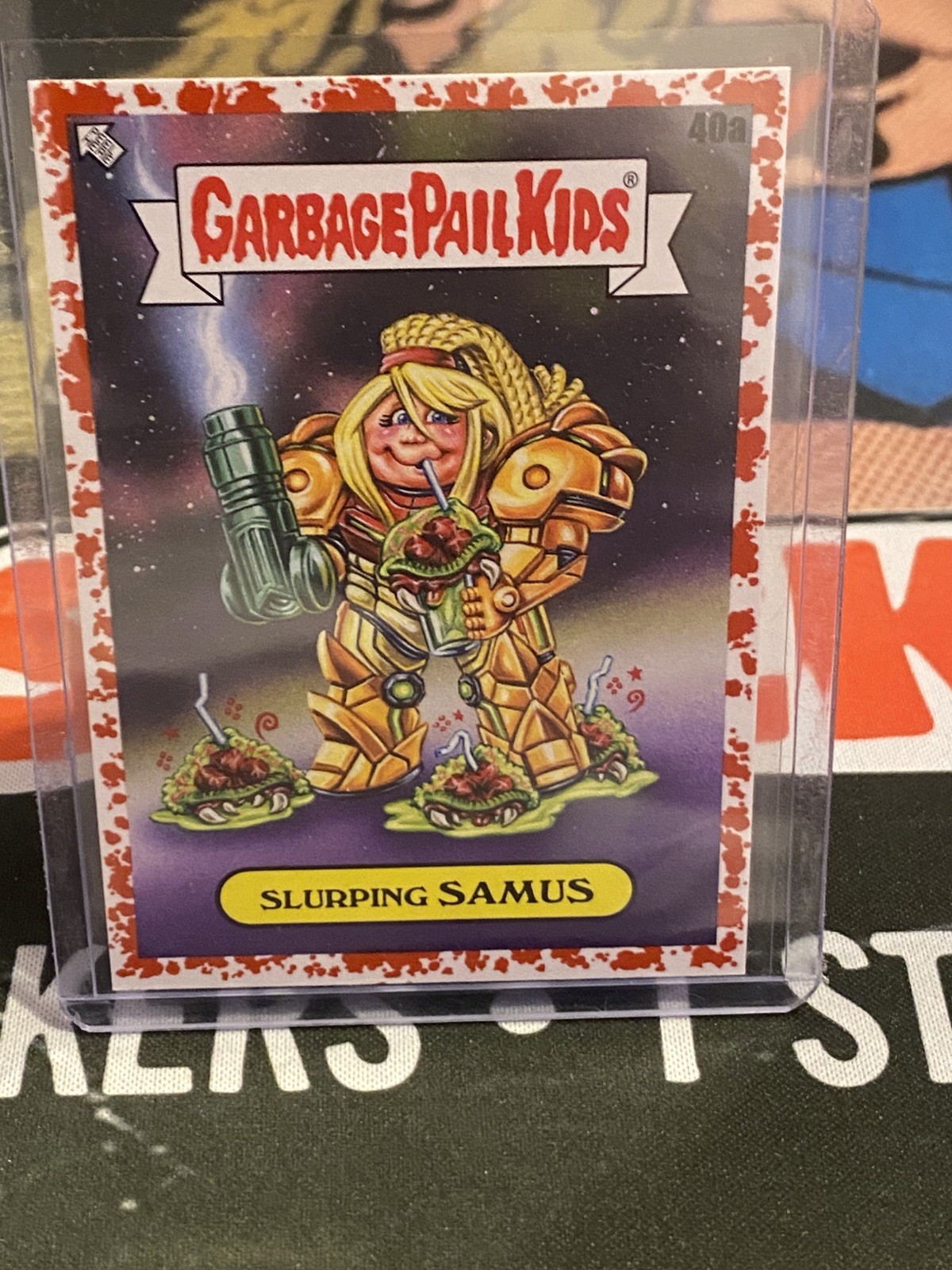 2023 GPK  InterGOOlactic Mayhem Supernova Red -  40A SLURPING SAMUS 42/75