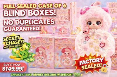 Liila s Magic FULU Plush Blind Box RARE FULL SEALED CASE 6 Boxes Secret Chance