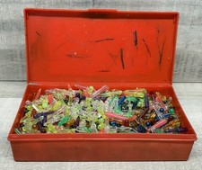 Vintage Hasbro Light Bright Pegs Huge Lot Pencil Box Full 