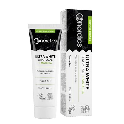 3800500324180 Nordics Ultra White Organic Toothpaste pasta do zębów bez fluoru z