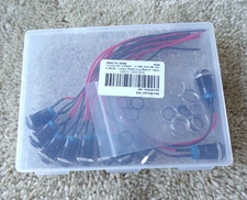 10pcs 12mm Latching Push Button Switches @d8