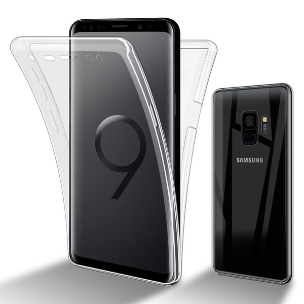 HüLle FüR Samsung Galaxy S9 Handy Case Cover Fullcover Display SchutzhüLle-image