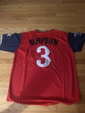 Chandler Simpson Signed 2024 Futures Game Jersey AUTO AUTOGRAPH TAMPA BAY RAYS