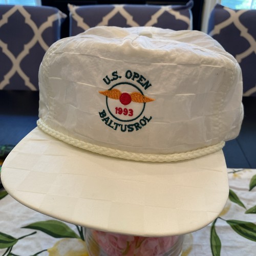 Chapeau Golf Vintage US Open 1993 Baltusrol – IZOD Club Blanc Avec Corde