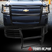 Fits 2007-2013 Silverado 1500 Gmt900 Black Mild Steel Bumper Grillebrush Guard