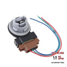 T25 3157 Bulb Holder Front Turn Signal Light Socket Connector Fit For Jeep