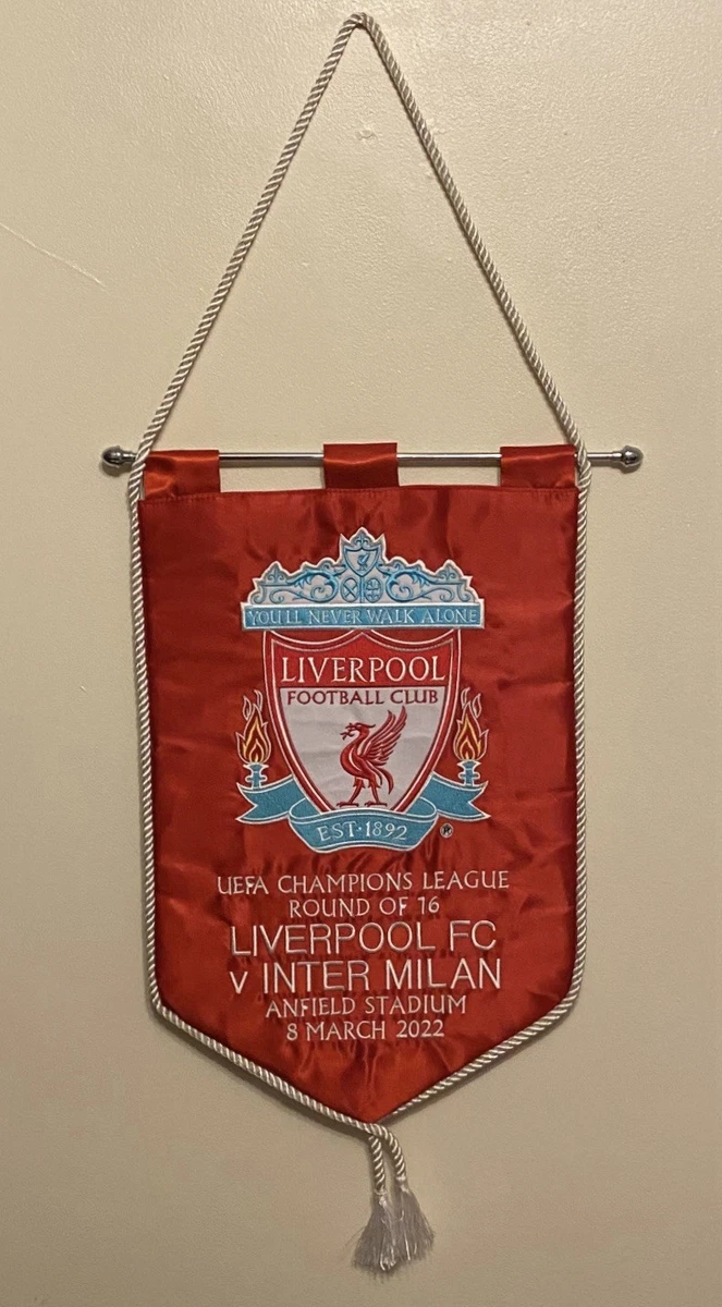 Fanion Liverpool Foot – Drapeau Supporter Angleterre, Super Déco Fan De Foot Pour Chambre Ou Bar