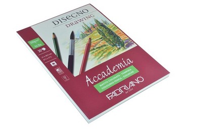 30 PCS Honsell Accademia Disegno 41202129 DIN A4 200g/m Drawing Paper White