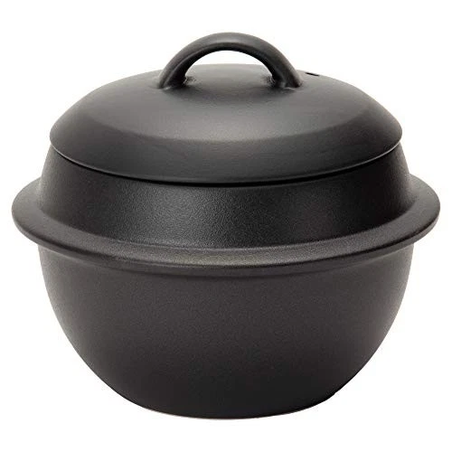 TAMAKI clay pot cooker pot Therma black diameter for craft 2 Go 21 × height 18cm