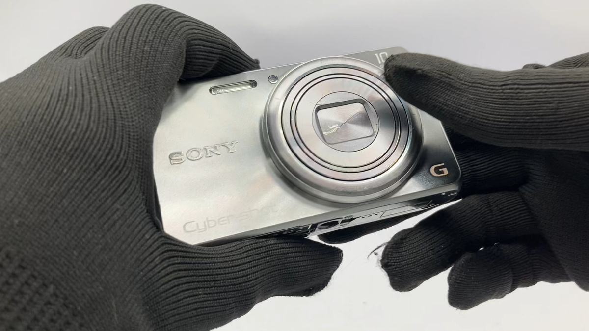 READ SONY Cyber-shot DSC-WX100 English OK gray Digital Camera 3040