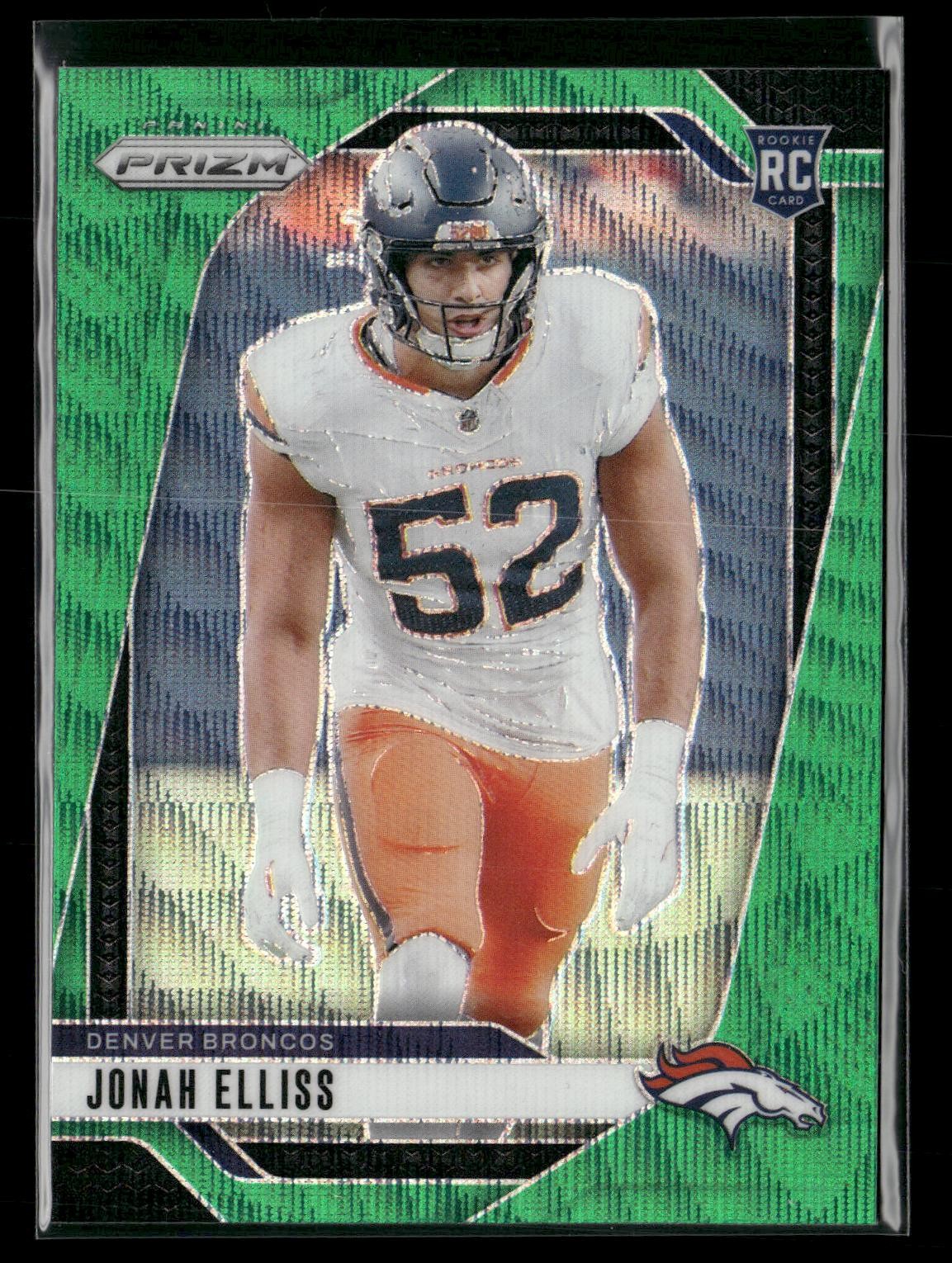 2024 Panini Prizm #356 Jonah Elliss Green Wave