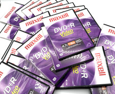 Lot of 22 Maxell DVD R Blank Video Discs 4.7GB 120min 16x Speed New Open Box