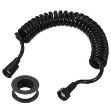 Bidet Shower Hose with Plumbers Tape, 118" Black 