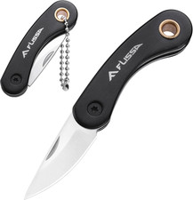 Mini Coltellino Tascabile, Coltello a Serramanico Con Lama in Acciaio INOX 5CR15