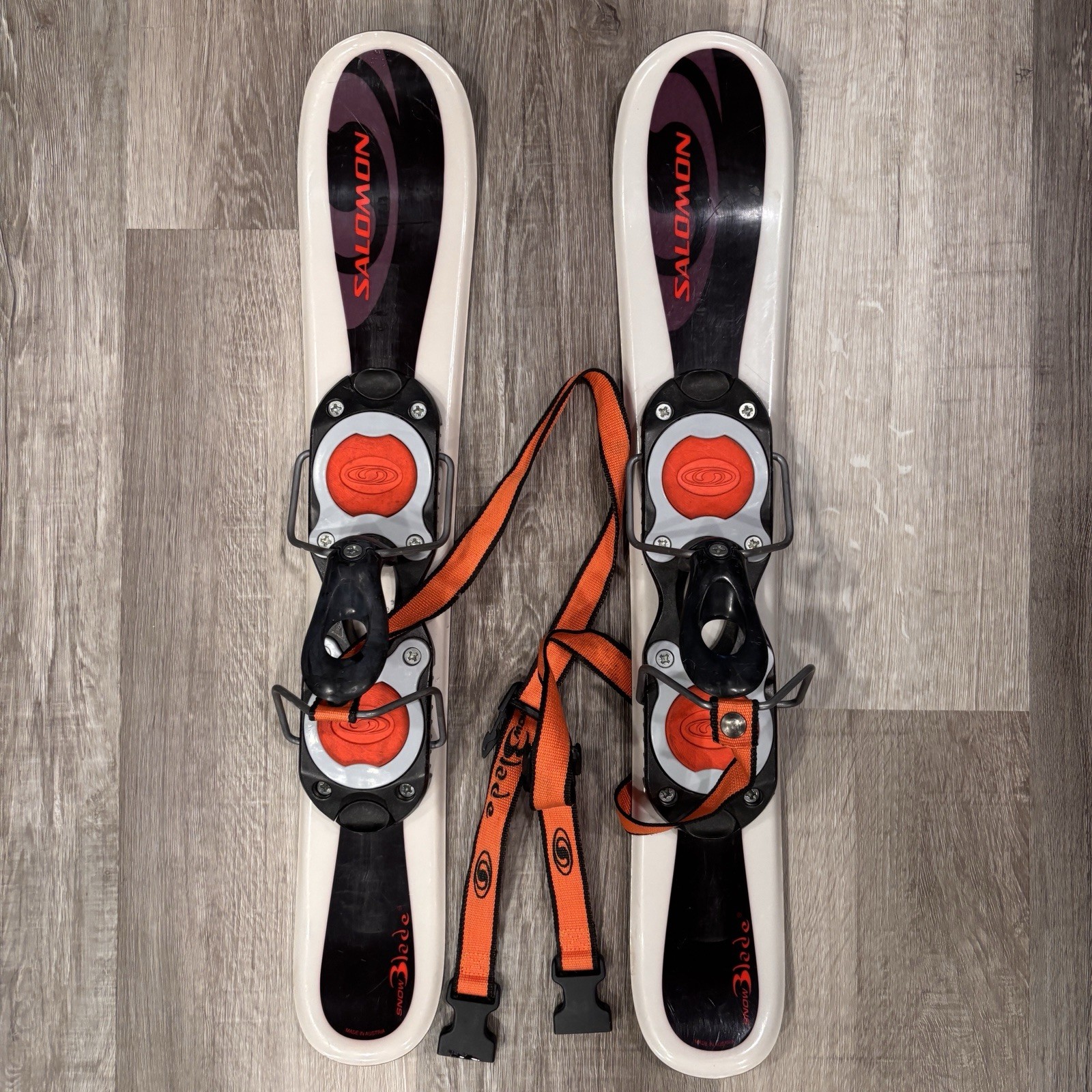 Mini sci corti Salomon Grom Snowblades Made Austria misura giovanile 60 cm 2' RARI