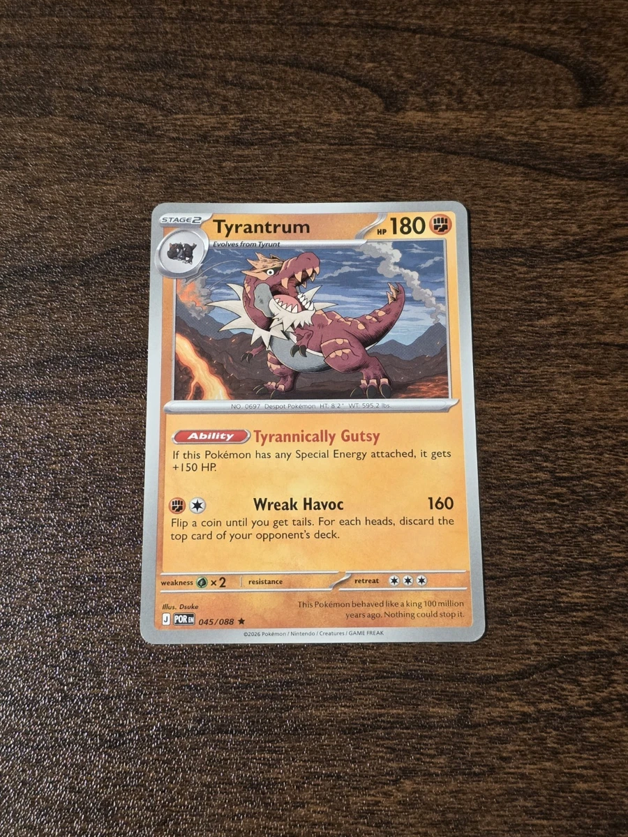 Tyrantrum Pokmon TCG Cards for sale | eBay