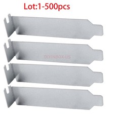 Lot Computer Dust Case Rear Slot PCI Bracket Blank Filler Slot Cover Plates