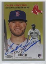 2023 Topps Chrome Platinum Anniversary Refractor 85/199 Caleb Hamilton Auto 5h0