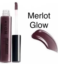 Avon Ultra GLAZEWEAR MERLOT GLOW K202 Lip Gloss HTF!!! NOS Sealed