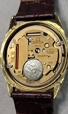 Rare Omega Seamaster 20 Microns Diamond Dial Ca.1425 Quartz Men's